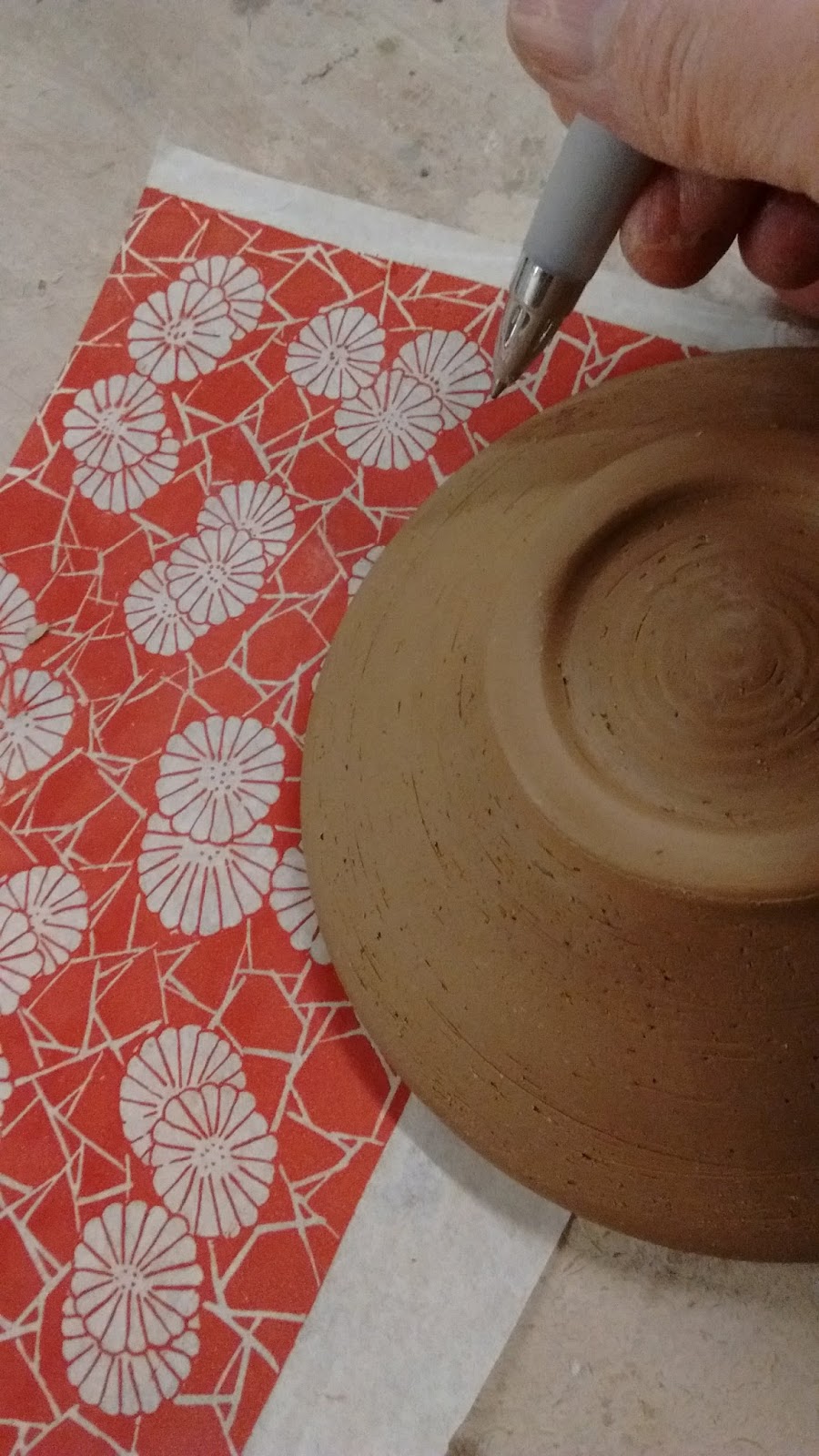 Fine Mess Pottery: Rice Paper Underglaze Decals