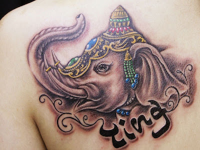 Tatuaje elefante indu