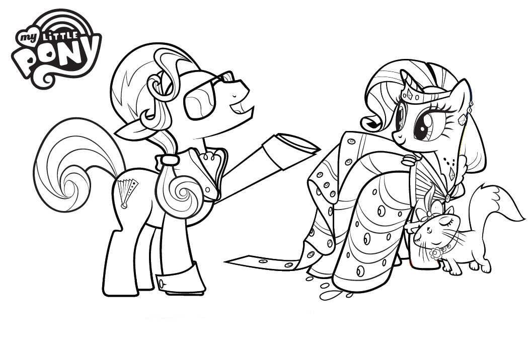 baby rarity my little pony coloring pages - photo #12