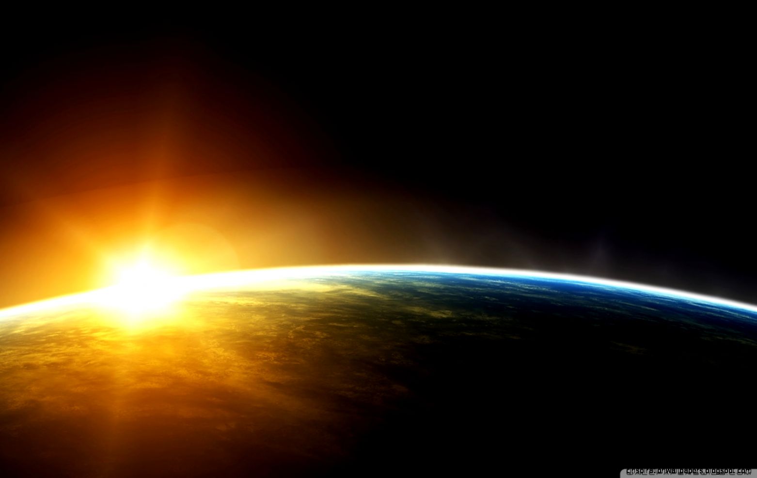 Earth Sunrise Space HD desktop wallpaper  High Definition