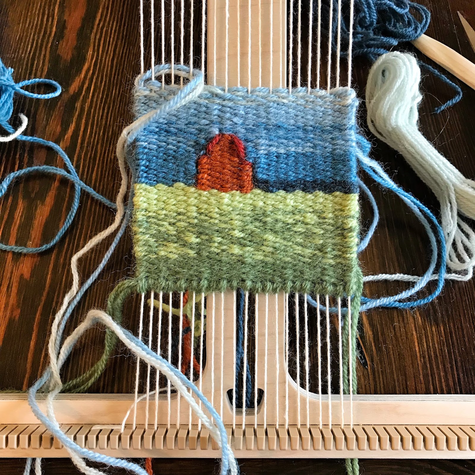 Angela Tong Designs: Tapestry Weaving on the Easel Weaver by Schacht ...