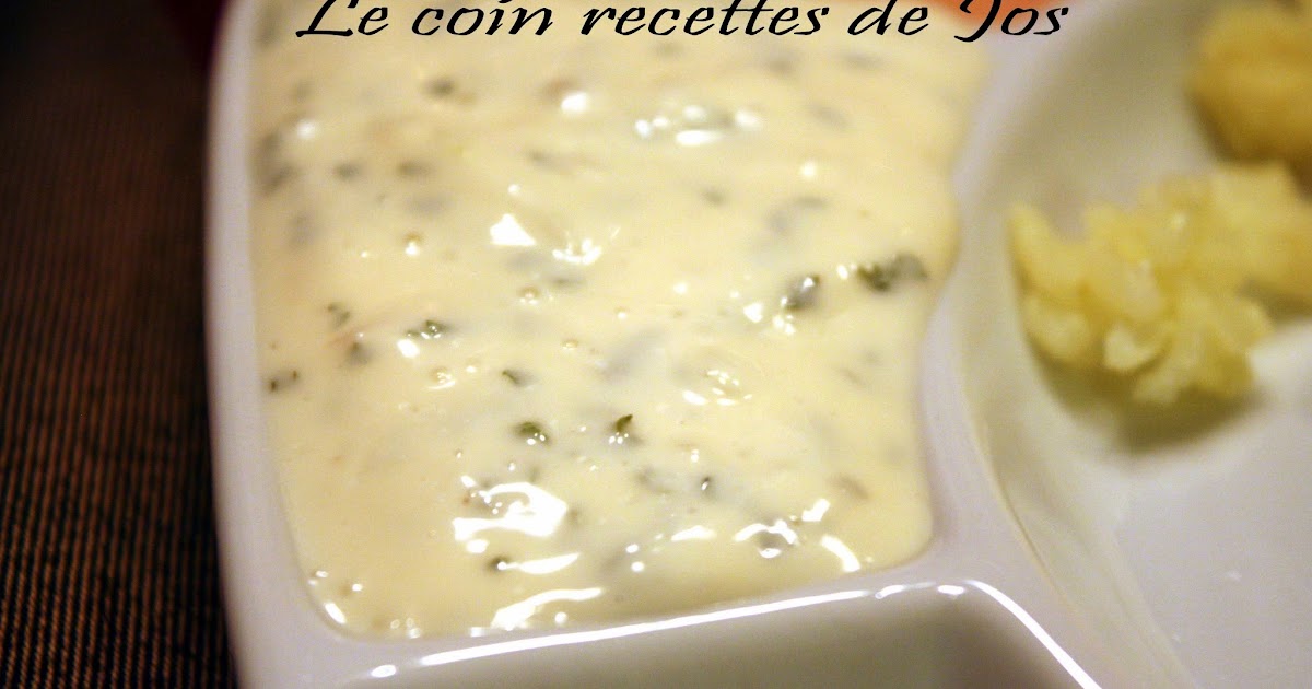 Le coin recettes de Jos: SAUCE CRÉMEUSE À L&amp;#39;AIL (pour fondue et raclette)
