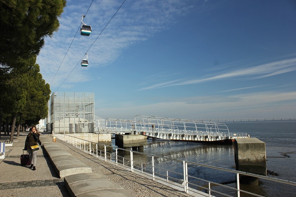 lanovka v Parku národů v Lisabonu