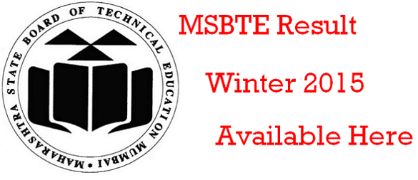 MSBTE Winter 2015 Result