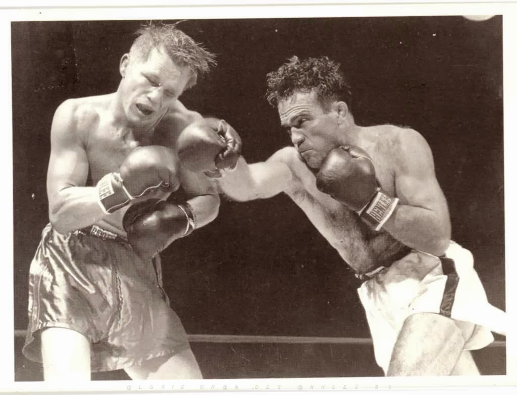 FIGHTS OF THE YEAR MARCEL CERDAN VS TONY ZALE (1948 Roosevelt Stadium