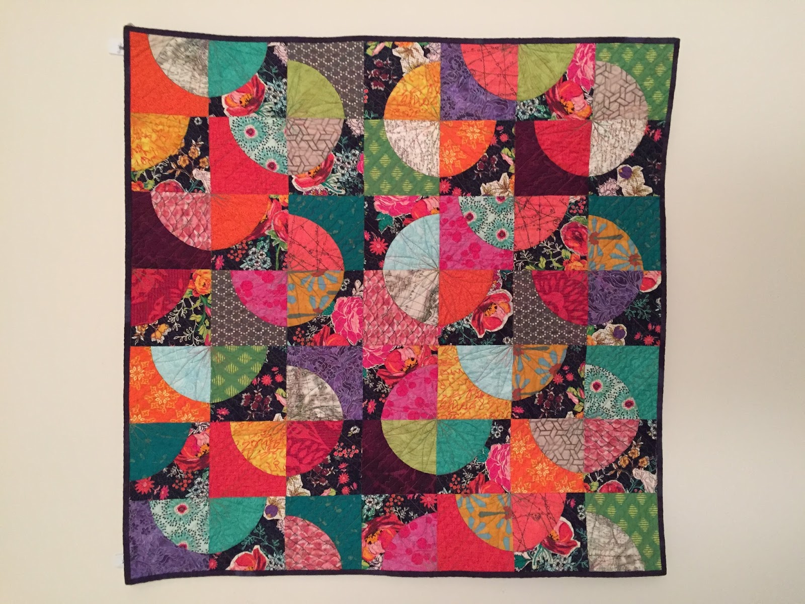 Drunkard's Path Quilt