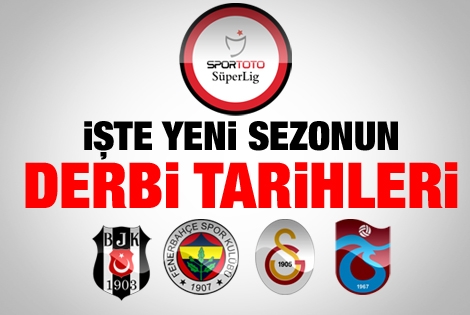 Spor Toto Süper Lig yeni sezon Beşiktaş derbi maçları ne ...
