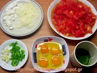 Ντομάτες με αυγά και φέτα  (στραπατσάδα, καγιανάς) - από «Τα φαγητά της γιαγιάς»