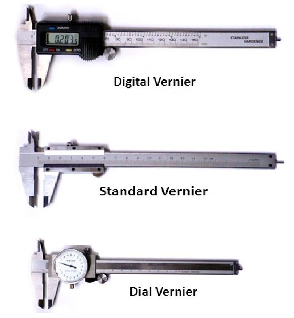 Types Of Vernier Calipers