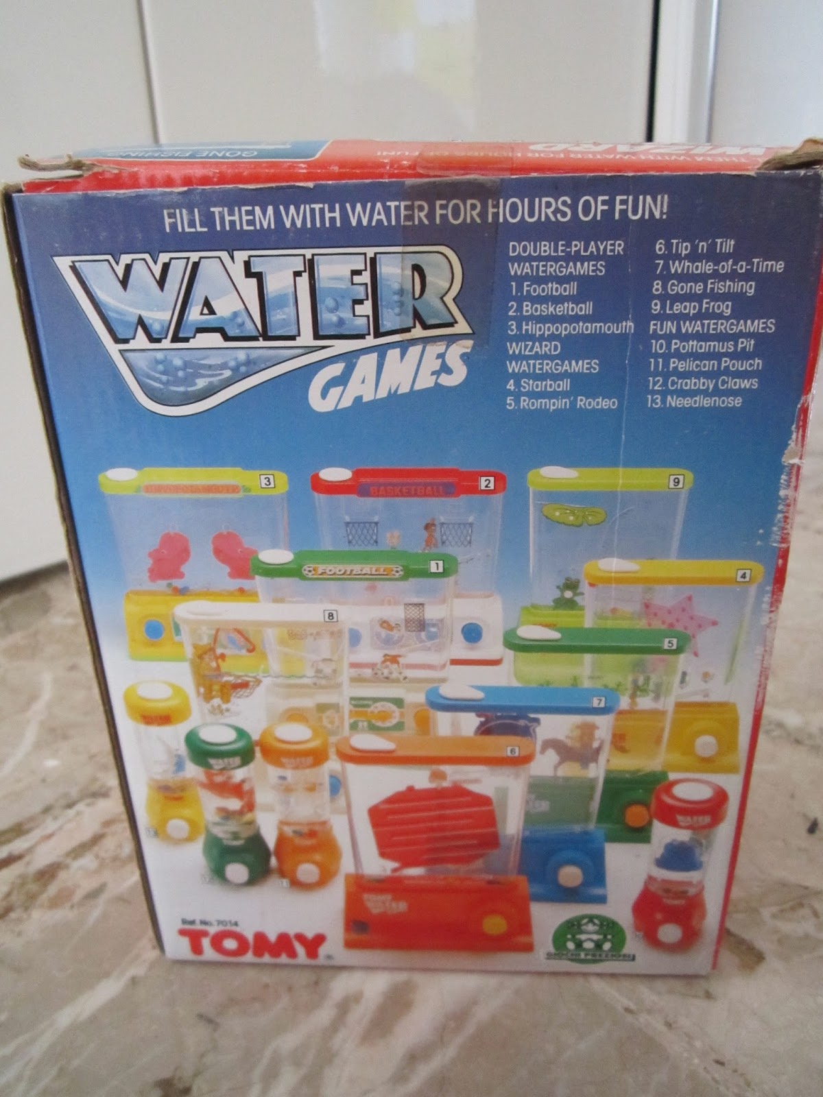 La soffitta di laa laa e po Water games TOMY anni '90