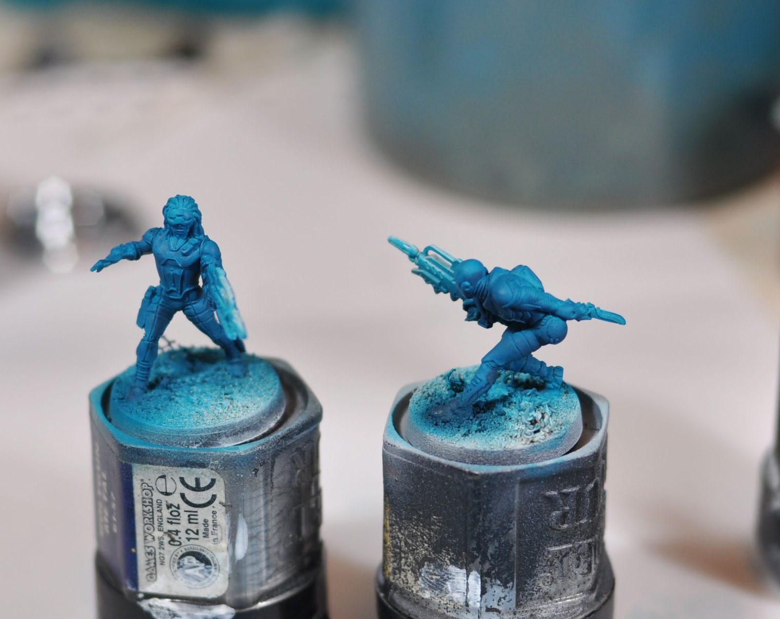 Remote Presence Airbrushing Infinity Miniatures