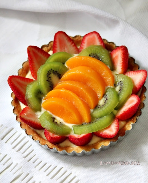 I Love. I Cook. I Bake.: ABC July 2012 - Classic Fruit Tart