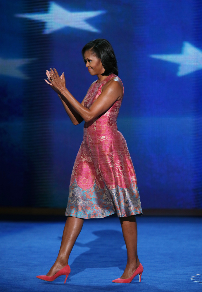 WTFab: Michelle Obama's Tracy Reese dress ~ Killin it!