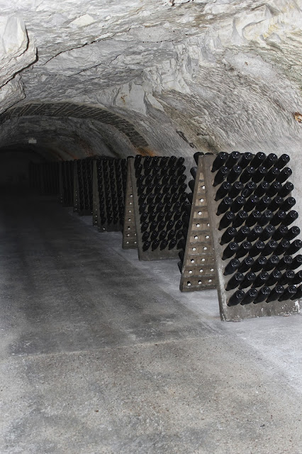 Cave tour at  Moet & Chandon, Epernay, France