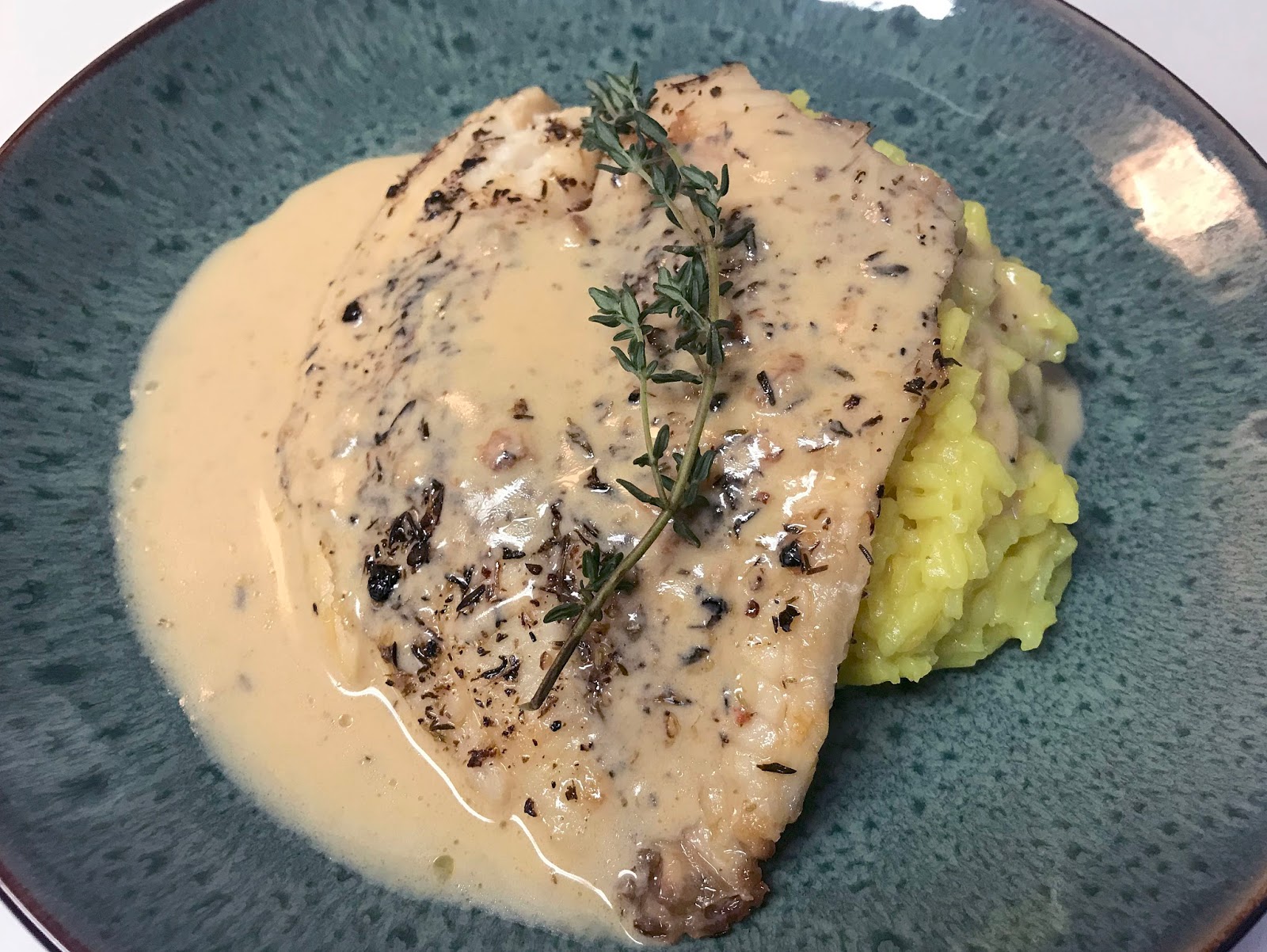 Culturally Confused Cooking Light Tilapia in Mustard Cream Sauce