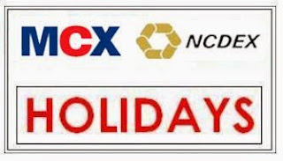 MCX / NCDEX Holiday Schedule 2016