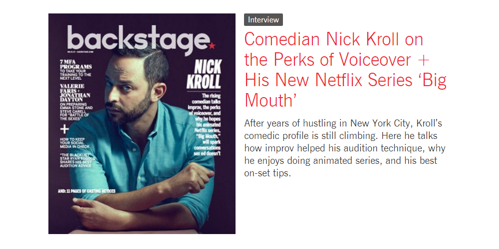 Backstage now offering free casting director and talent agency