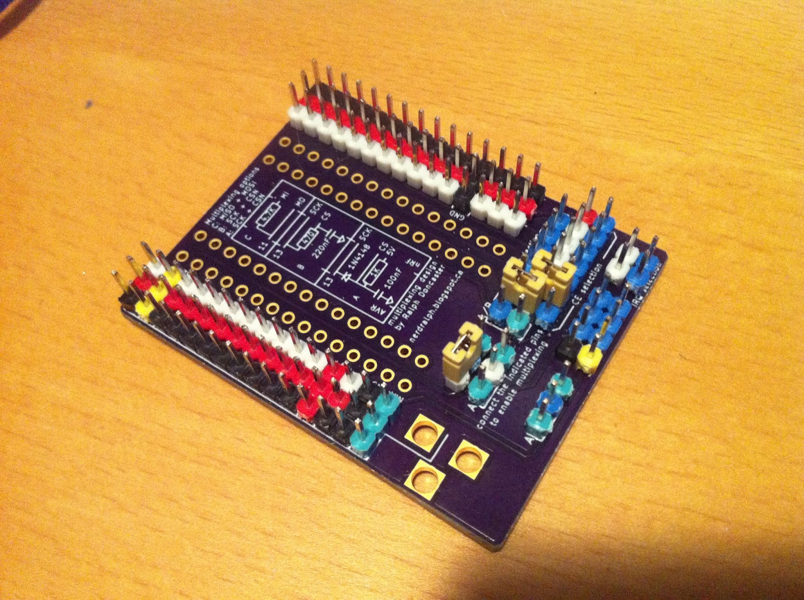 DvdDouden's Arduino Projects Colorful pin headers