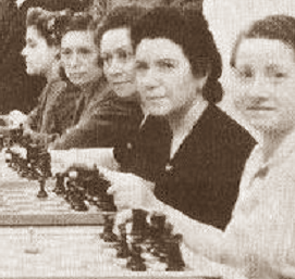 Ajedrecistas catalanas en 1951