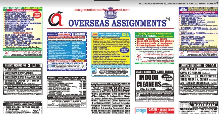 assignment abroad times paper login