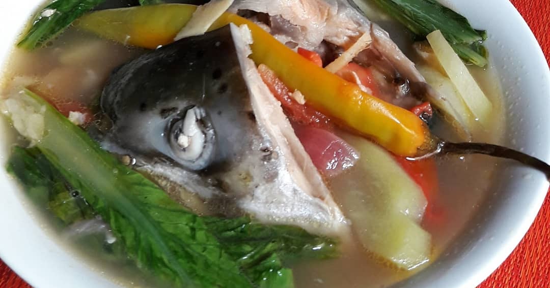 SINIGANG NA ULO NG SALMON RECIPE