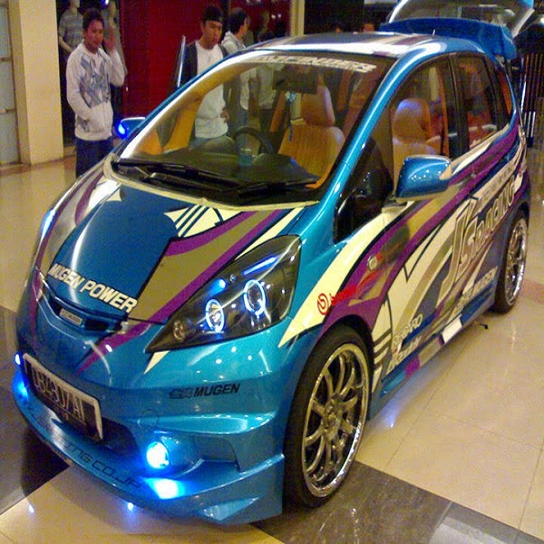 Modifikasi mobil honda jazz terbaru idsi rs all new airbrush ceper