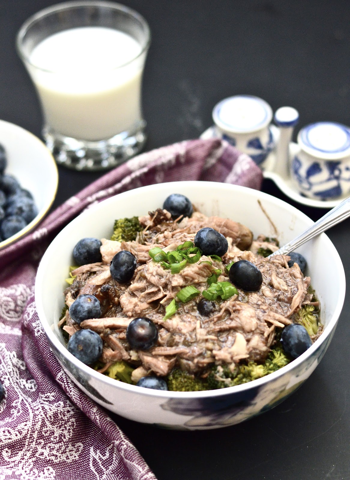 Pure and Simple Nourishment Slow Cooker Blueberry Coconut Pork Roast