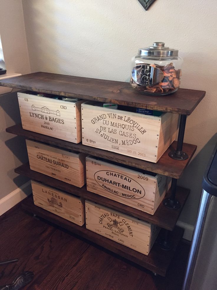 Modern Wine Crate Ideas for Small Space
