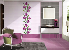 Ideas para decorar, diseñar y mejorar tu casa.: Baños color violeta