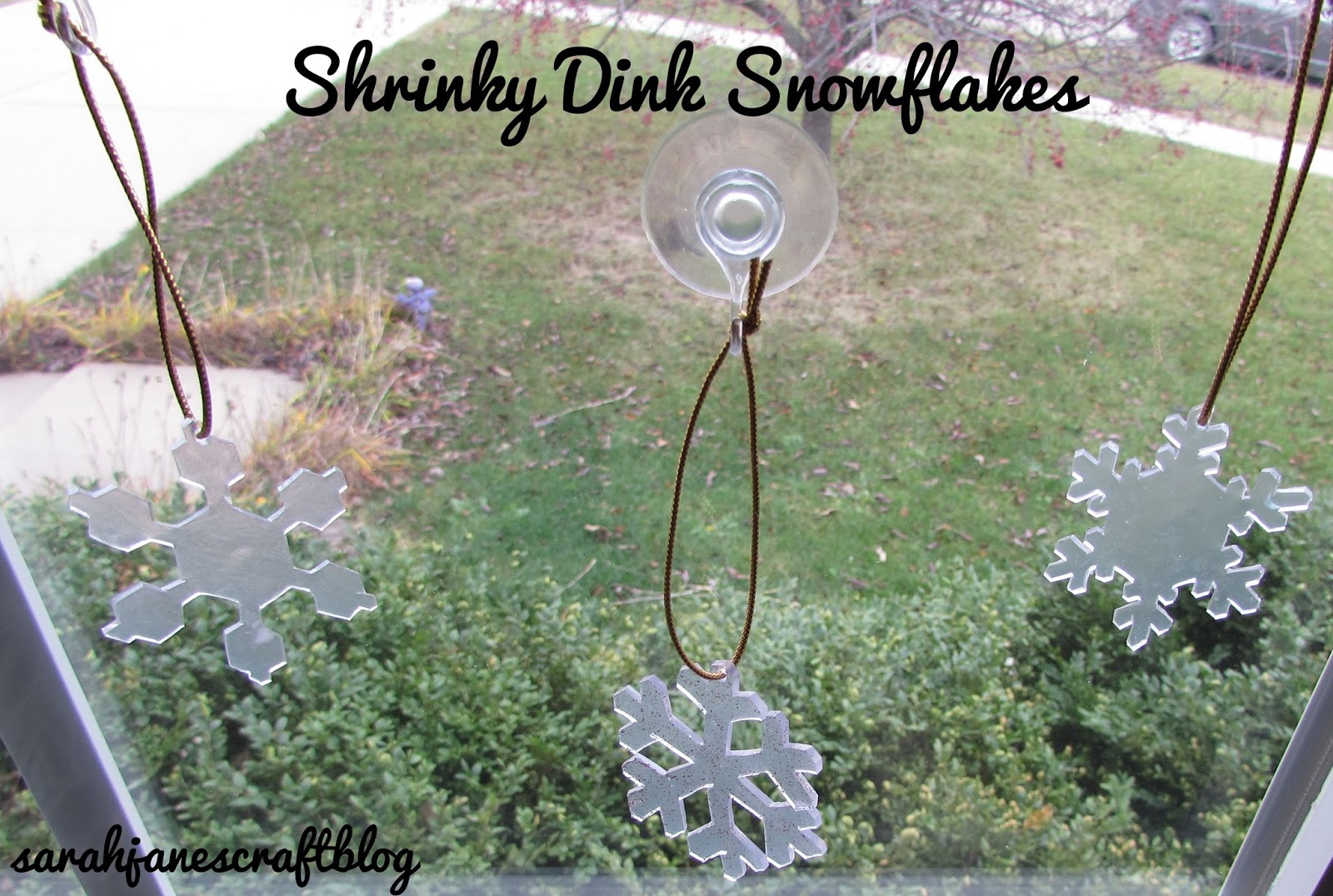 Shrinky Dink Snowflakes