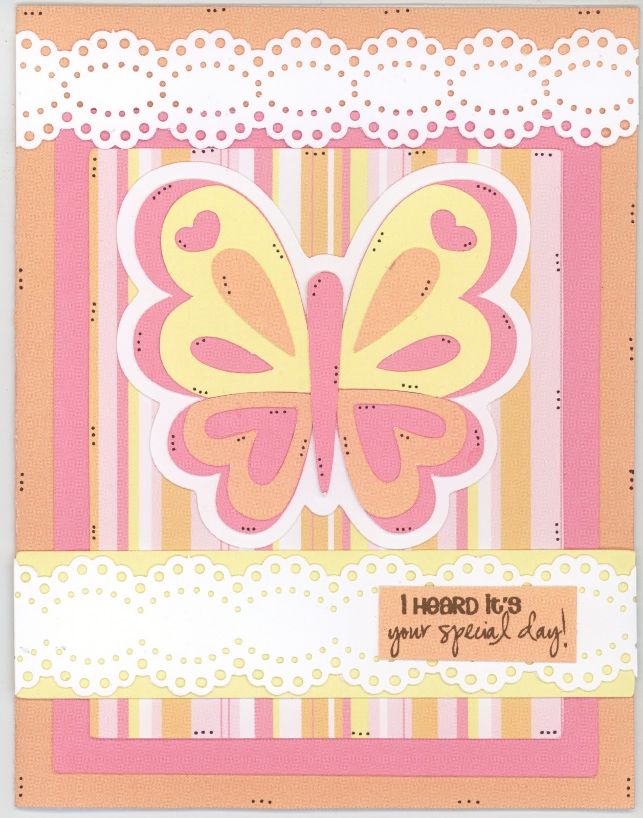 Glora's Crafts: Spring Birthday Card