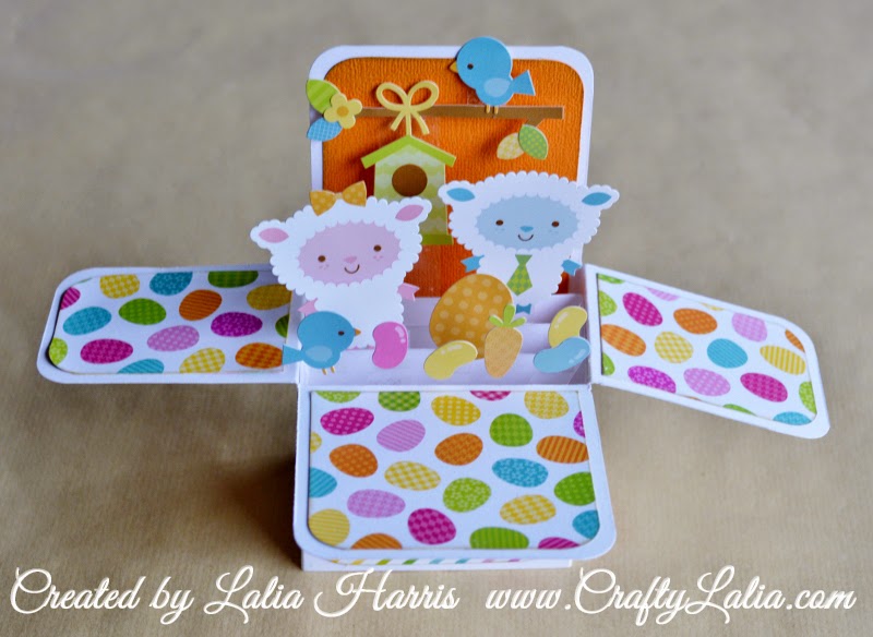 Crafty Lalia Easter 3D cards with Doodlebug Designs Paper