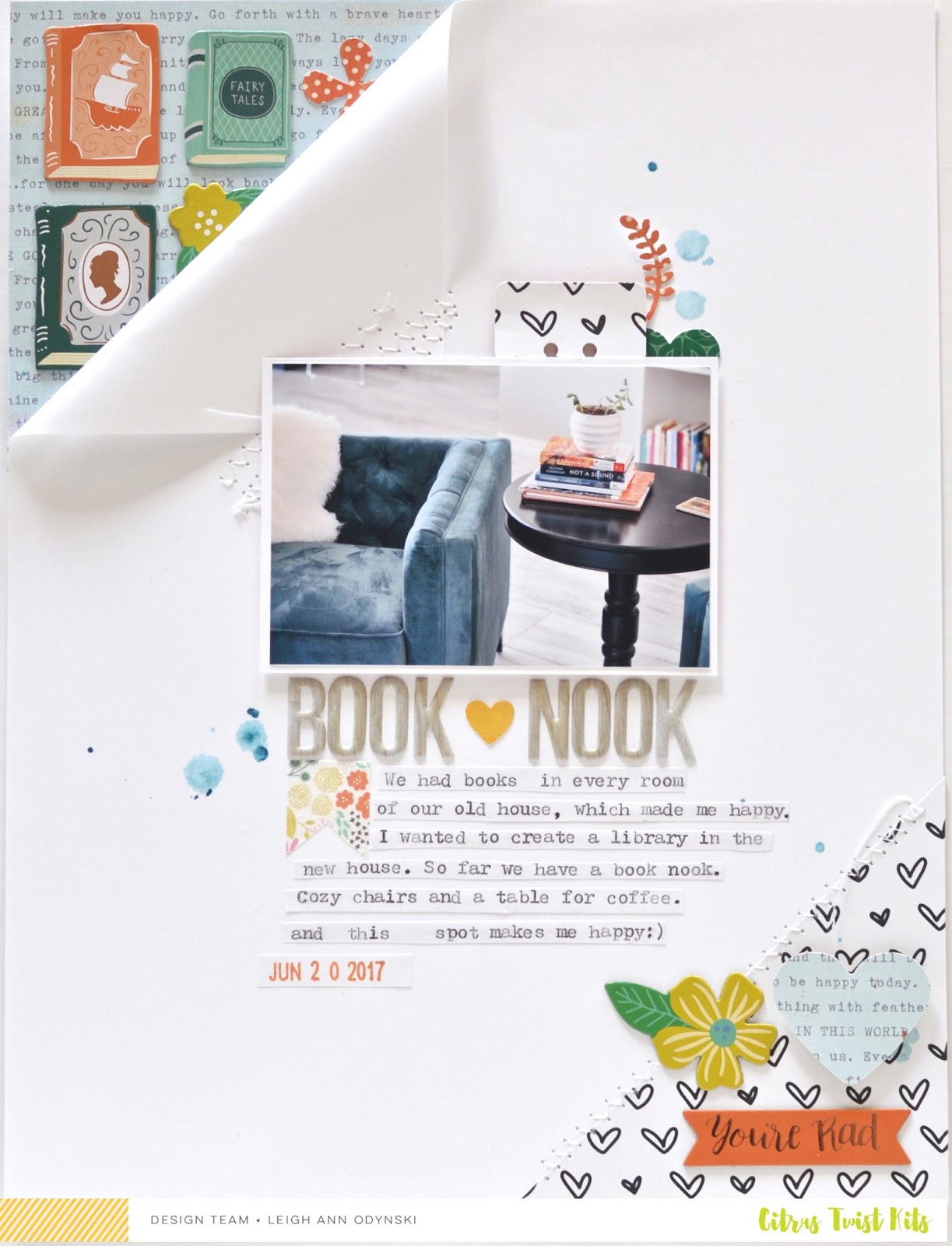 Brave At Heart - Loving Everything About You, 2 Page Scrapbooking