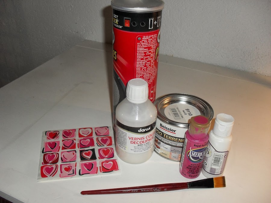 De bote de patatas a jarron para San Valentin