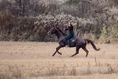 Hubertus, zakończenie sezonu jeździeckiego, pogoń za lisem, pensjonat dla koni w Węgrzcach, jazda konna