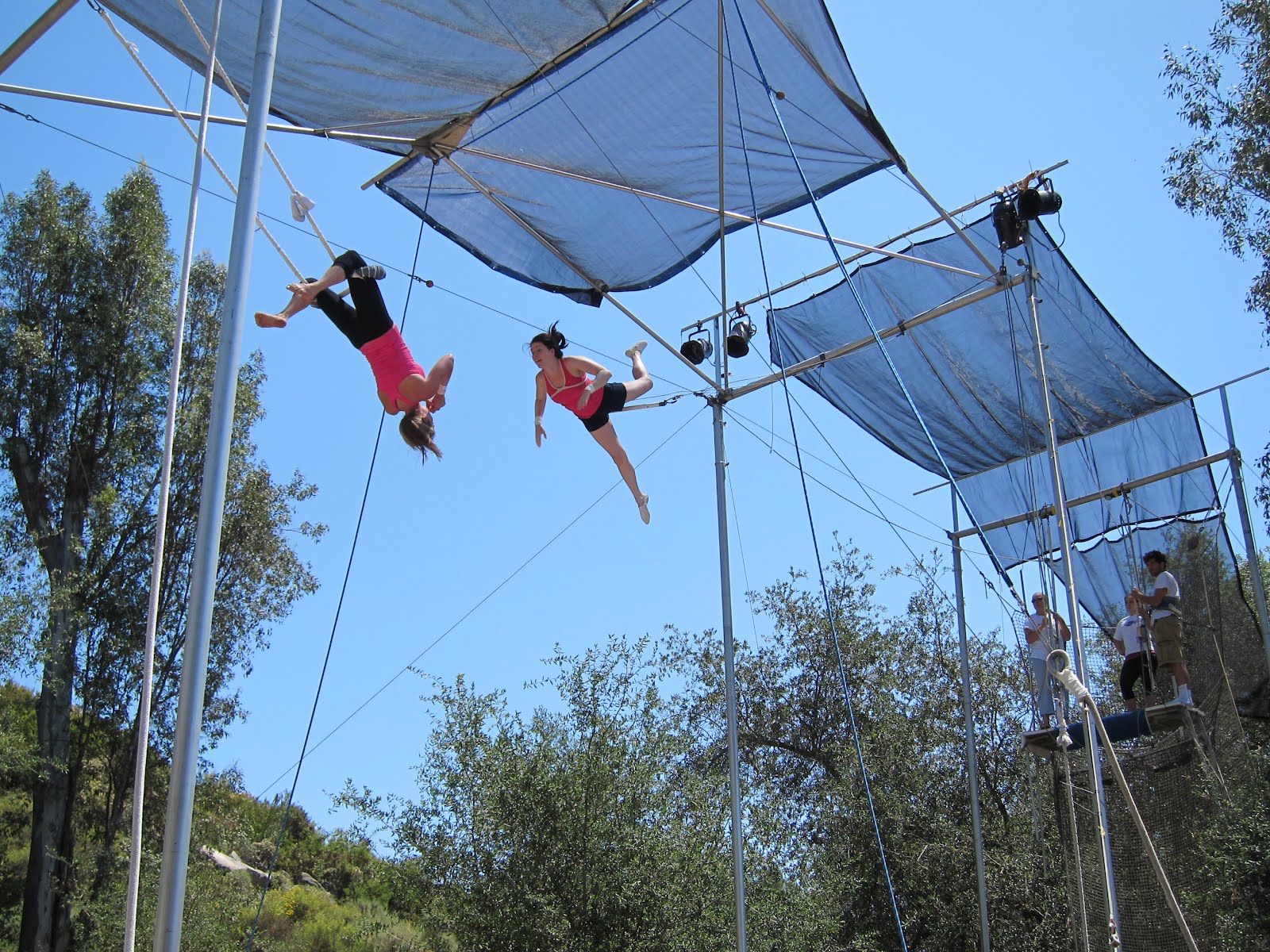 Sensory Overload: Flying Trapeze - Knee Hang Grab