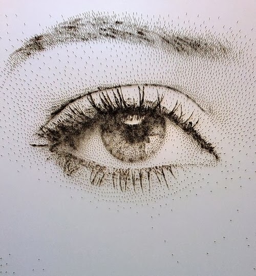 04-Eye-David-Foster-Stippling-Art-with-Nails-www-designstack-co