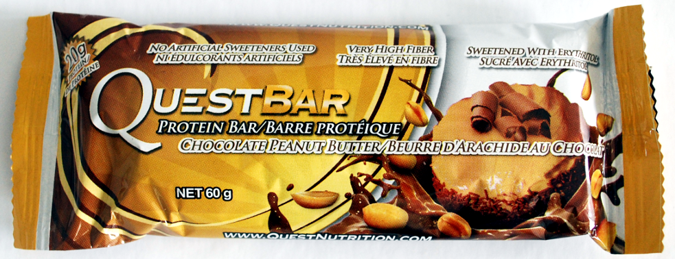 Quest Bar Chocolate Peanut Butter Protein Bar -proteiinipatukka