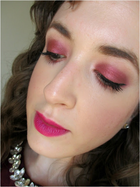 Tutorial: COOL TONES | Bright Cranberry-Red Fall Transitional Makeup