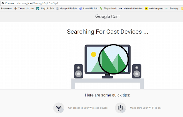 Setting up Google Chromecast from Chrome Browser on a PC Setting up Google Chromecast from Chrome Browser on a PC