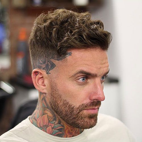 cortes de cabelo ondulado masculino 2018