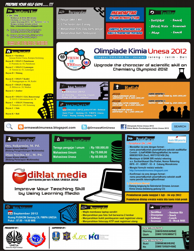 Diklat Media Pembelajaran Kimia 2012 INFO LOMBA