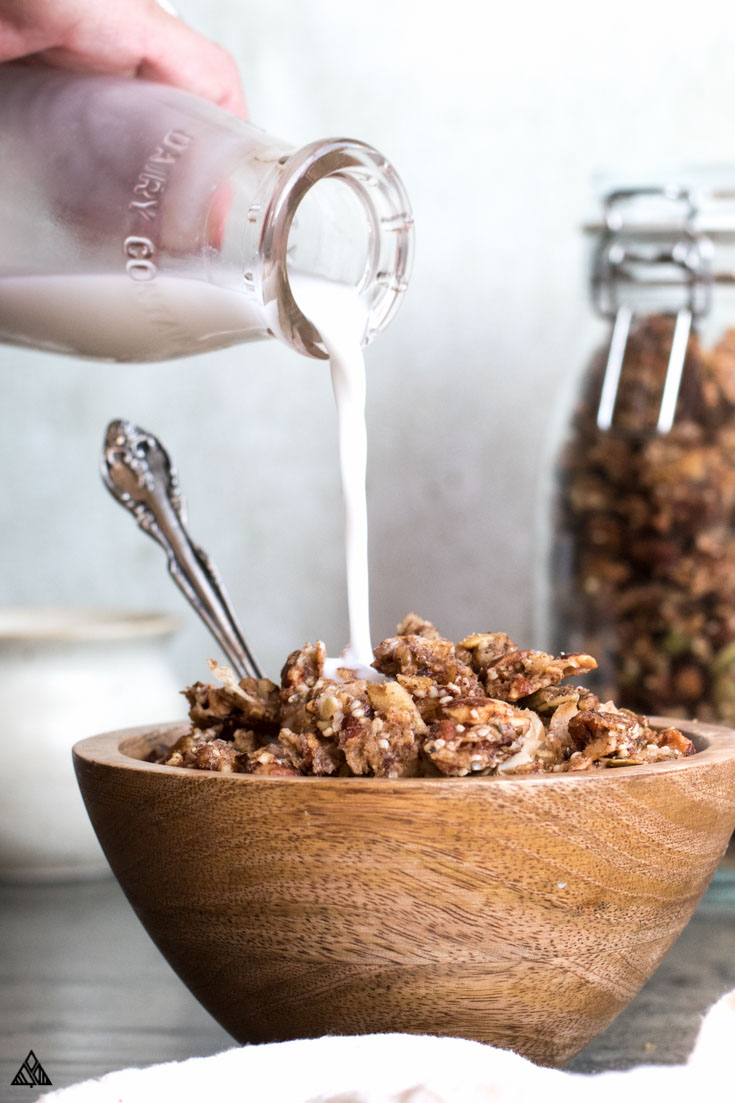 LOW CARB GRANOLA MELDY FOOD