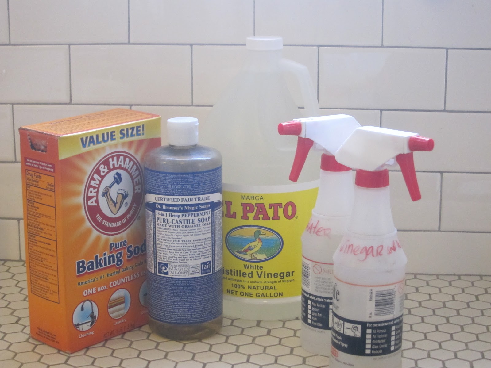 Clean your bathroom without resorting to Poison Root Simple
