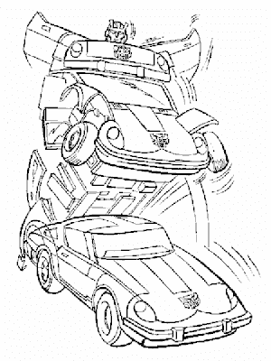 Transformer Coloring Pages for Kids 