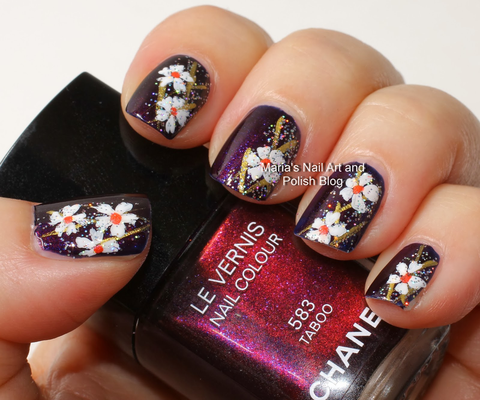 Marias Nail Art and Polish Blog: Flowers drenched in confetti are not taboo