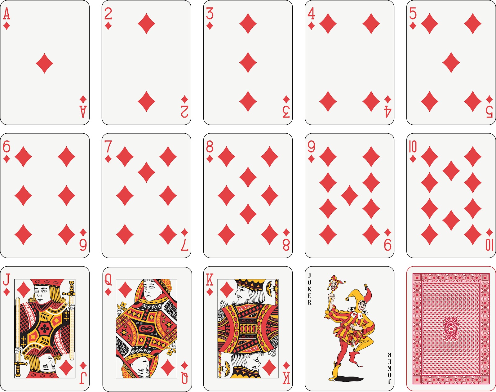 Stock Vector - Full Deck Playing Cards-Templates e Temas