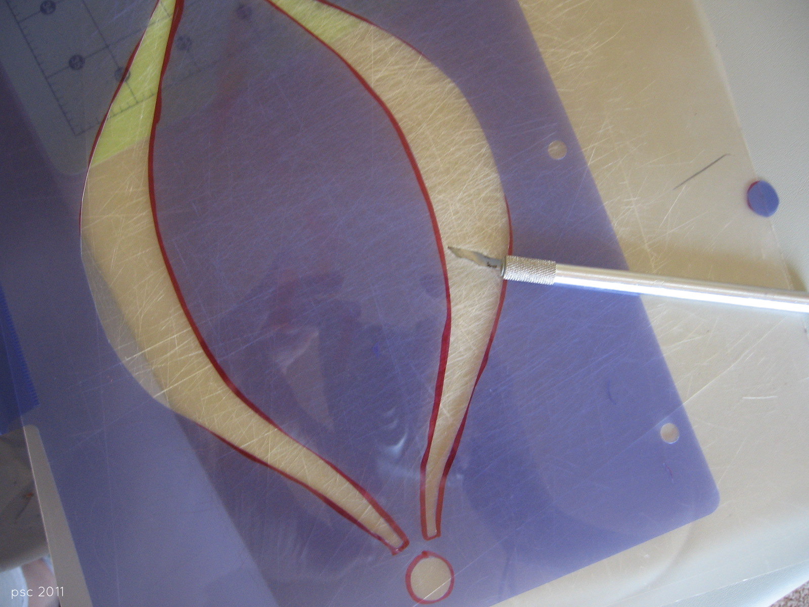 Pickup Some Creativity Making my own stencil...and how it turned out.