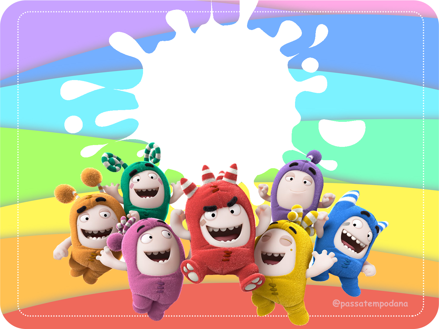 Convites Oddbods convites