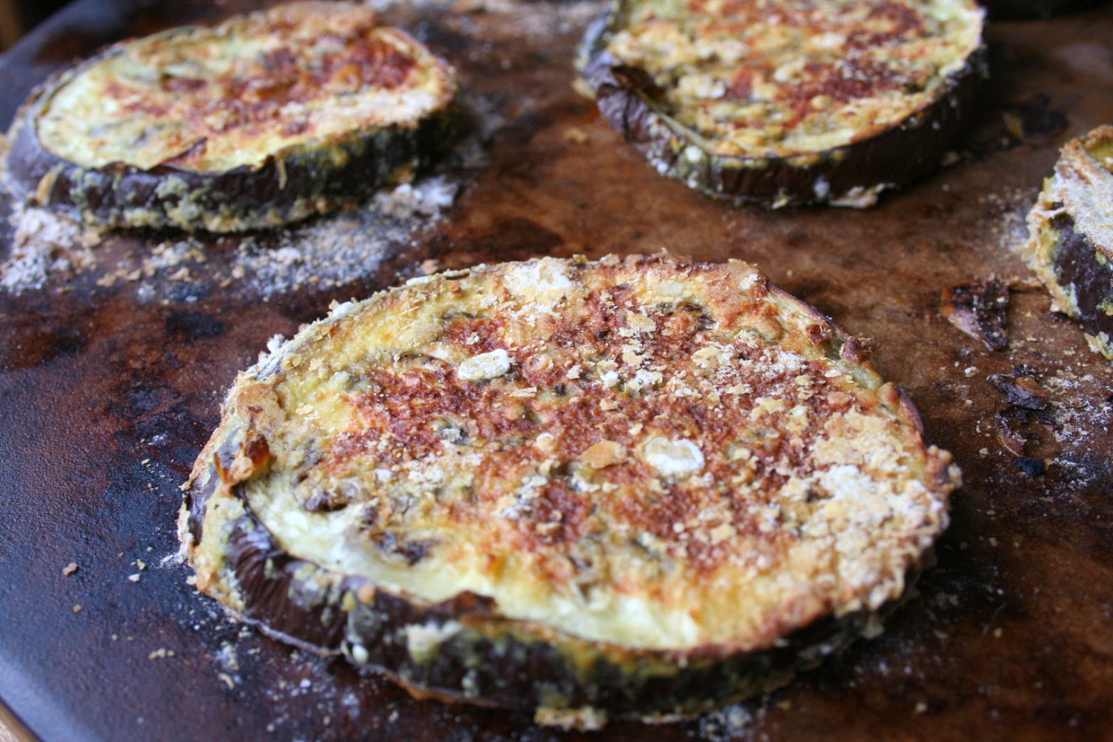 The Healthy Happy Wife "Cheesy" Baked Eggplant (Dairy, Gluten and